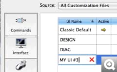 Create and store custom workspaces and UI configurations