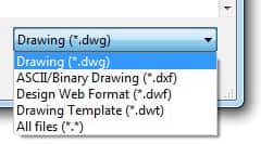 Open, work with and save files in industry-standard DWG™ format