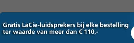 Gratis LaCie-luidsprekers