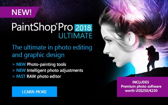 PaintShop Pro 2018 Ultimate Photo Editor Software