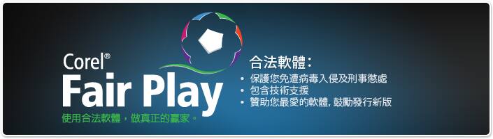 Corel Anti-Piracy - Play Fair!