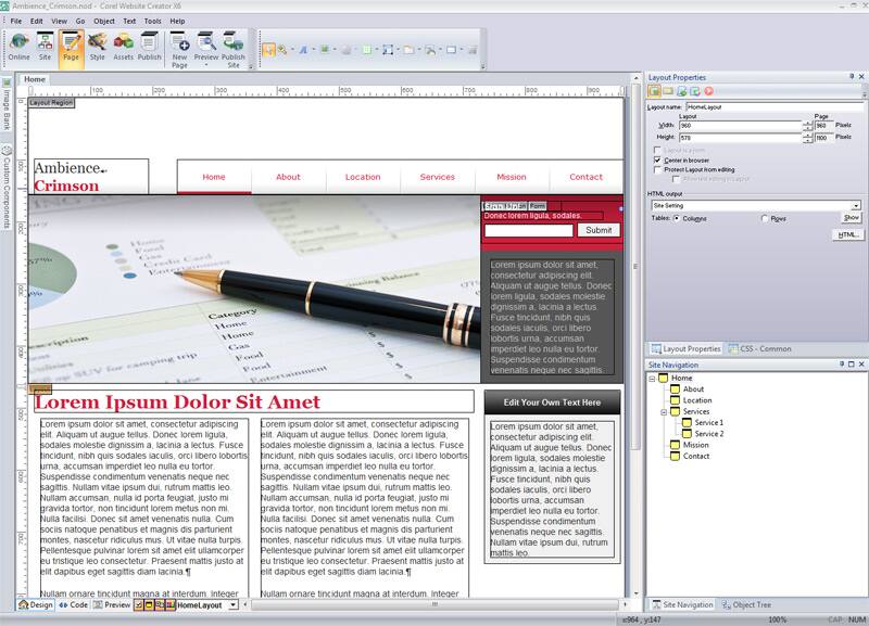 CorelDRAW X6 screenshot